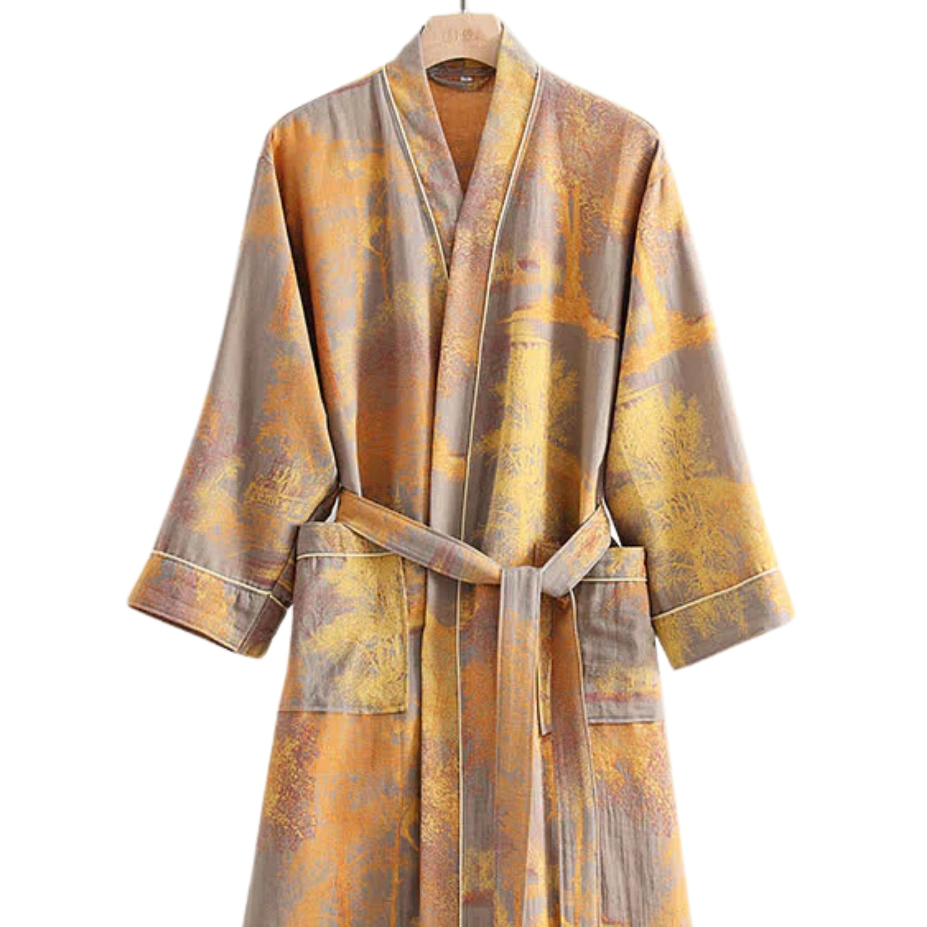 Women’s Dressing Gowns With Abstract Print | Comfort - Mason Luxor