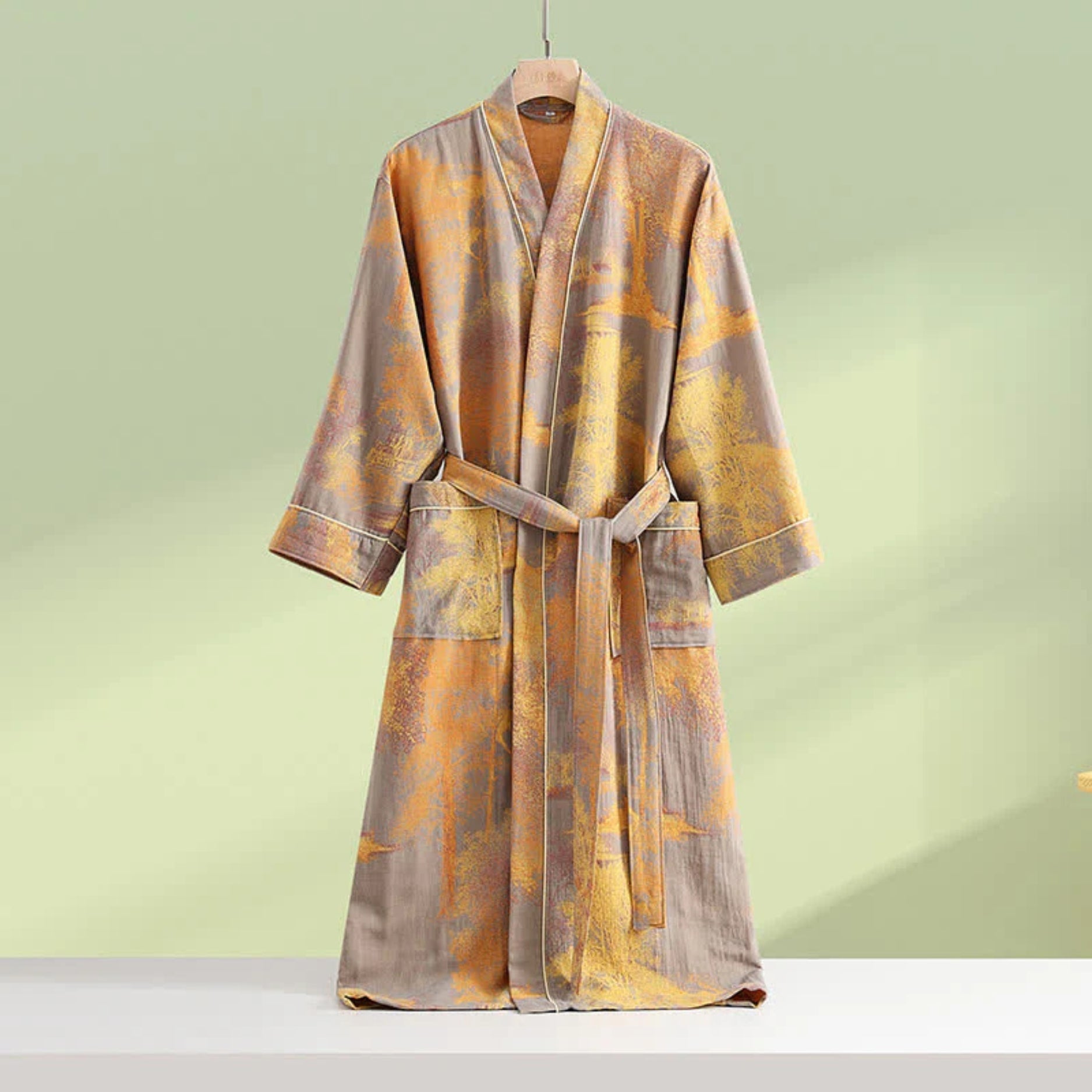 Women’s Dressing Gowns With Abstract Print | Comfort - Mason Luxor