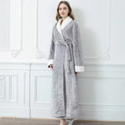 Women’s Dressing Gowns With Contrast Trim | Winter - Mason Luxor