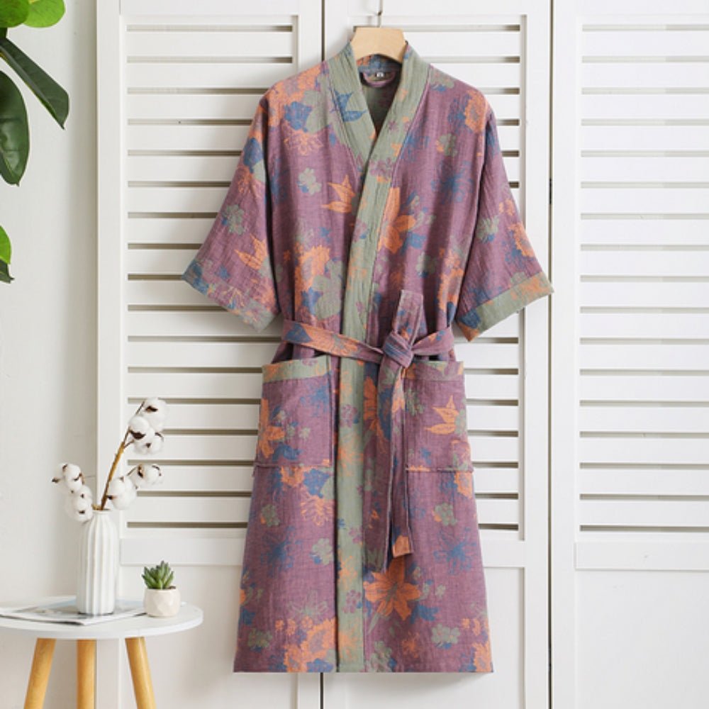 Women’s Dressing Gowns With Floral Print | Comfort - Mason Luxor