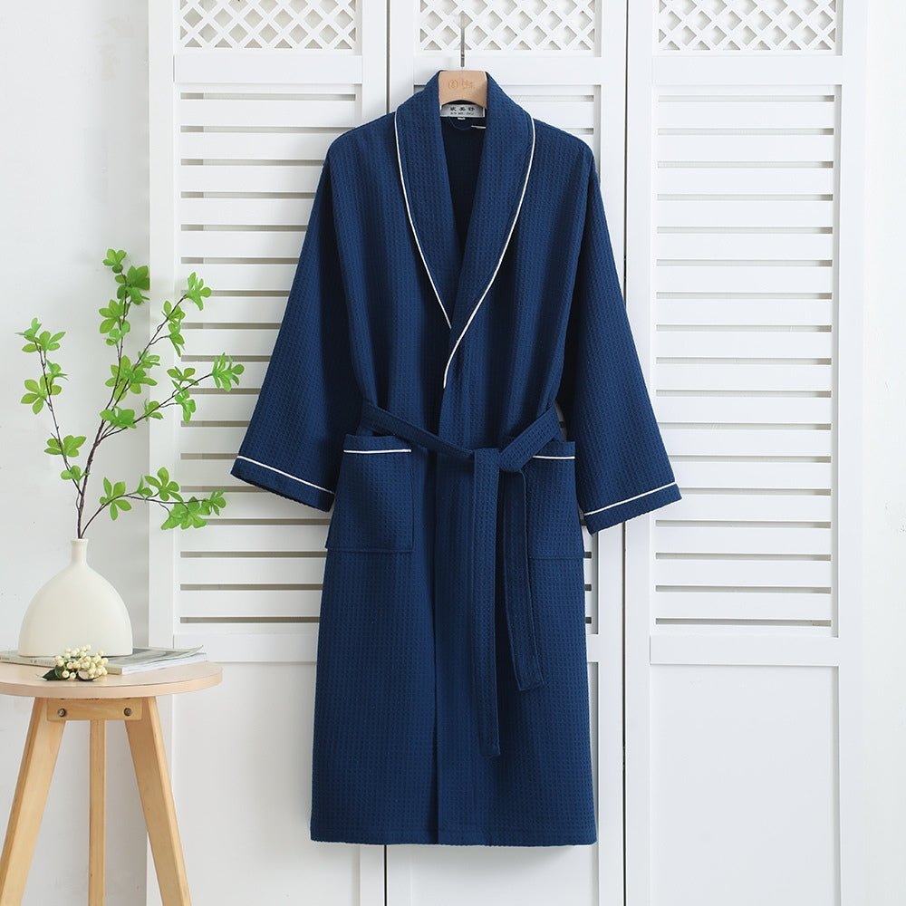 Women’s Dressing Gowns With Patch Pockets | Classic - Mason Luxor