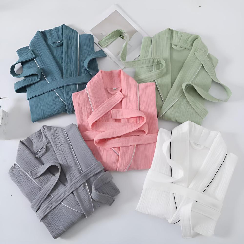 Women’s Dressing Gowns With Short Sleeves | Comfort - Mason Luxor