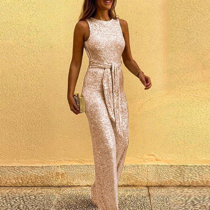 Women’s Elegant Jumpsuits With Sparkle Design | Evening - Mason Luxor