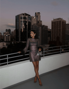 Women’s Evening Dresses With Feather Cuffs | Mini - Mason Luxor