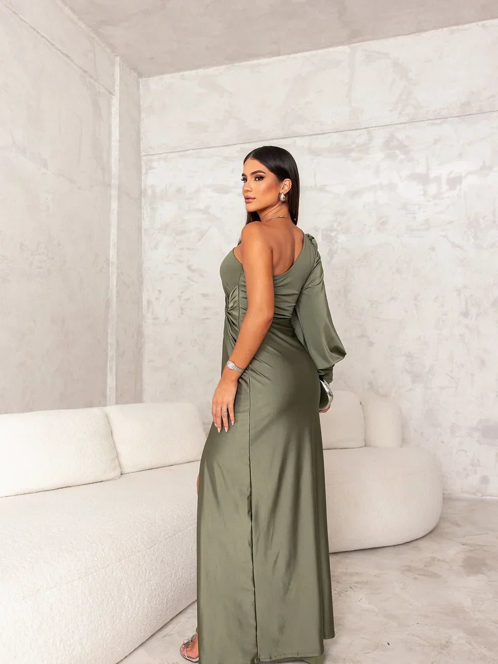 Women’s Evening Dresses With One Shoulder | Maxi - Mason Luxor