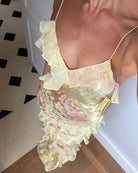 Women’s Evening Dresses With Ruffle Layers | Maxi - Mason Luxor