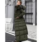 Women’s Fur Coat With Quilted Pattern | Winter - Mason Luxor