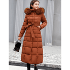 Women’s Fur Coat With Quilted Pattern | Winter - Mason Luxor