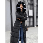 Women’s Fur Coat With Quilted Pattern | Winter - Mason Luxor