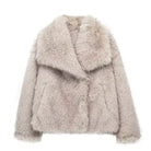 Women’s Fur Coat With Wide Collar | Chic - Mason Luxor
