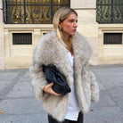 Women’s Fur Coat With Wide Collar | Chic - Mason Luxor