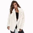 Women’s Fur Coat With Wide Lapel Collar | Teddy - Mason Luxor