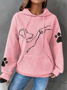 Women’s Graphic Dog Print Oversized Hoodies | Casual - Mason Luxor