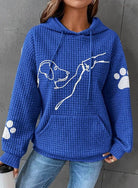 Women’s Graphic Dog Print Oversized Hoodies | Casual - Mason Luxor