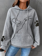 Women’s Graphic Dog Print Oversized Hoodies | Casual - Mason Luxor
