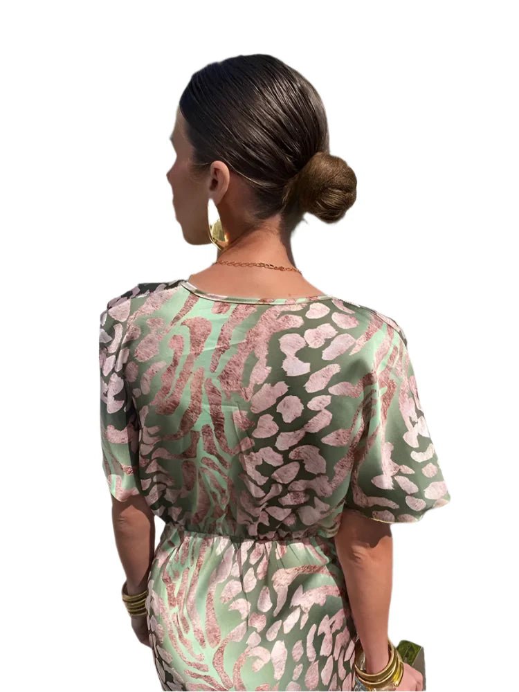 Women’s Green Cocktail Dresses With Twist Front | Formal - Mason Luxor