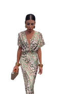 Women’s Green Cocktail Dresses With Twist Front | Formal - Mason Luxor