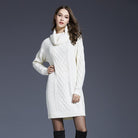Women’s Jumper Dress With Cowl Neck | Knit - Mason Luxor