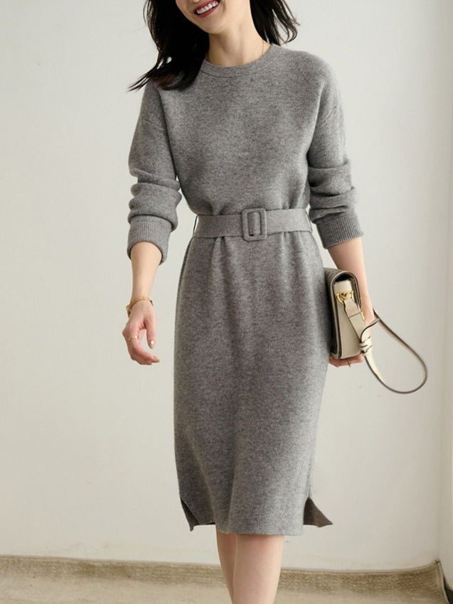 Women’s Jumper Dress With Long Sleeves | Casual - Mason Luxor