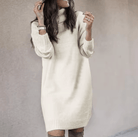 Women’s Jumper Dress With Turtleneck | Classic - Mason Luxor