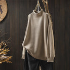 Women’s Jumper With Chunky Texture | Turtleneck - Mason Luxor