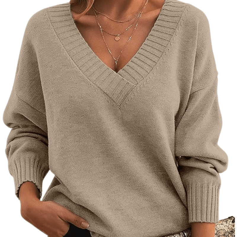 Women’s Jumpers With V Neck Design | Winter - Mason Luxor