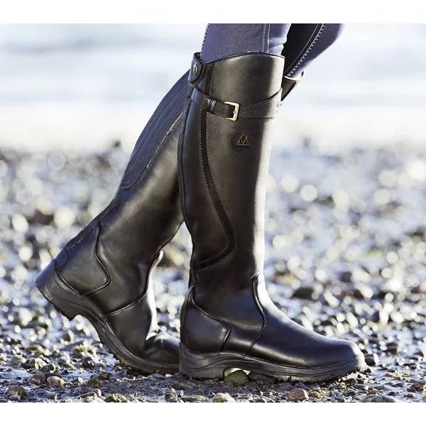 Women’s Knee High Boots With Buckle Strap | Winter - Mason Luxor