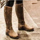Women’s Knee High Boots With Buckle Strap | Winter - Mason Luxor