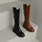 Women’s Knee High Boots With Chunky Heel | Modern - Mason Luxor
