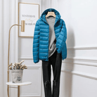Women’s Lightweight Puffer Jacket With Hood | Winter - Mason Luxor