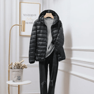 Women’s Lightweight Puffer Jacket With Hood | Winter - Mason Luxor