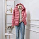 Women’s Lightweight Puffer Jacket With Hood | Winter - Mason Luxor