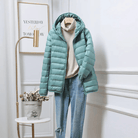 Women’s Lightweight Puffer Jacket With Hood | Winter - Mason Luxor
