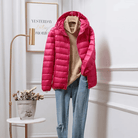 Women’s Lightweight Puffer Jacket With Hood | Winter - Mason Luxor