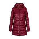 Women’s Long Puffer Jacket With Hood | Winter - Mason Luxor