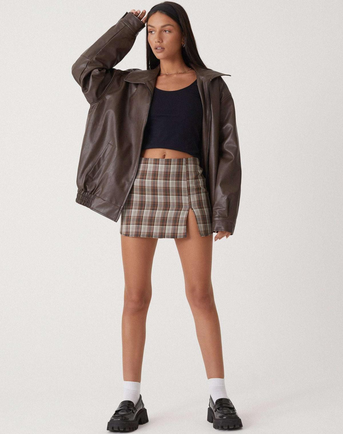 Women’s Oversized Bomber Jacket With Zip Front | Winter - Mason Luxor