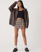 Women’s Oversized Bomber Jacket With Zip Front | Winter - Mason Luxor