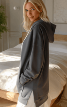 Women’s Oversized Longline Hoodies with Pocket | Casual - Mason Luxor