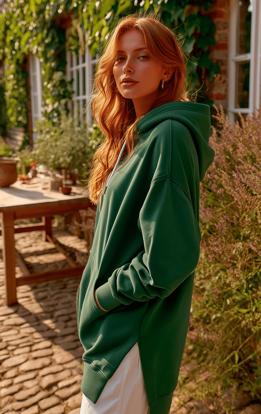 Women’s Oversized Longline Hoodies with Pocket | Casual - Mason Luxor
