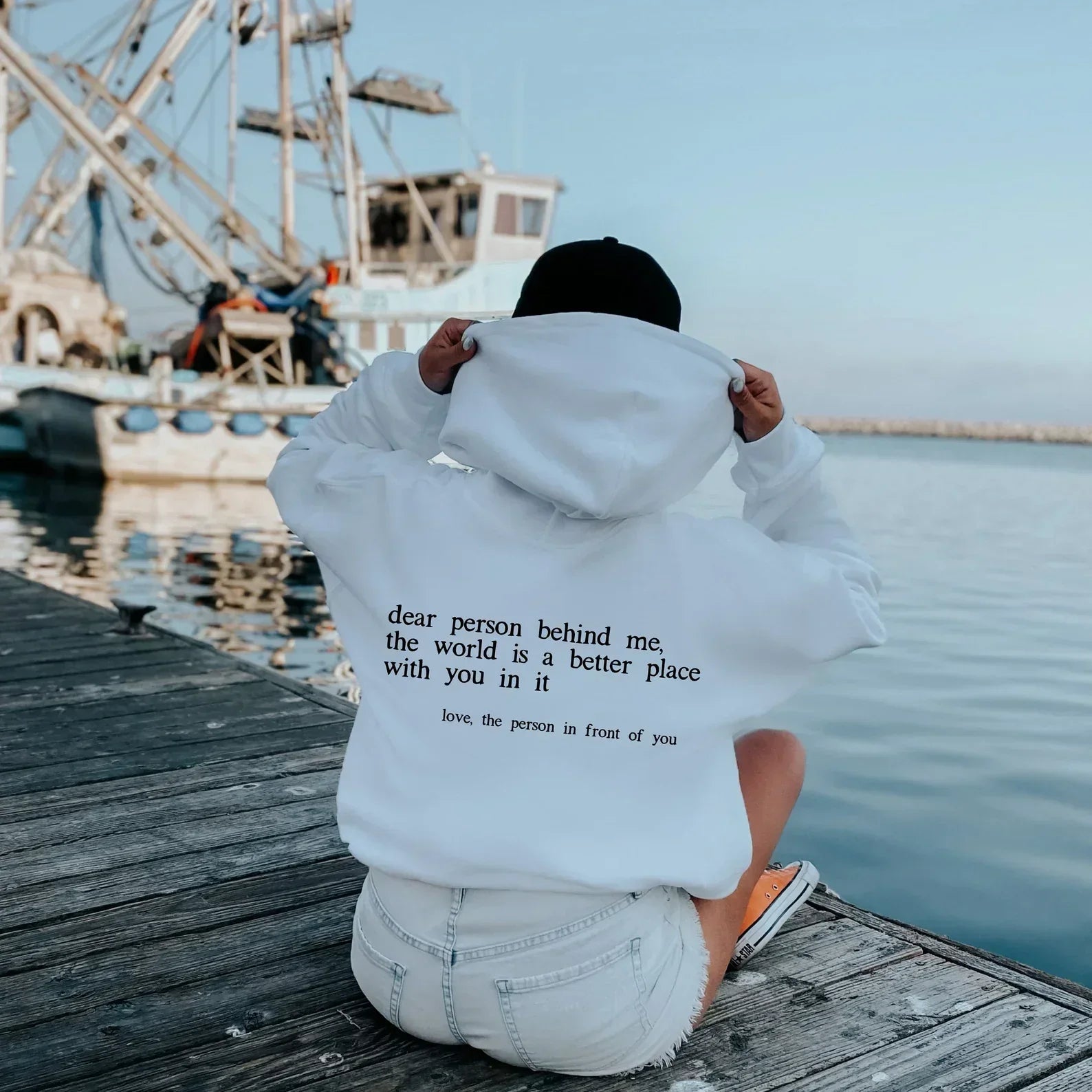 Women’s Oversized Quote Print Hoodies | Casual - Mason Luxor