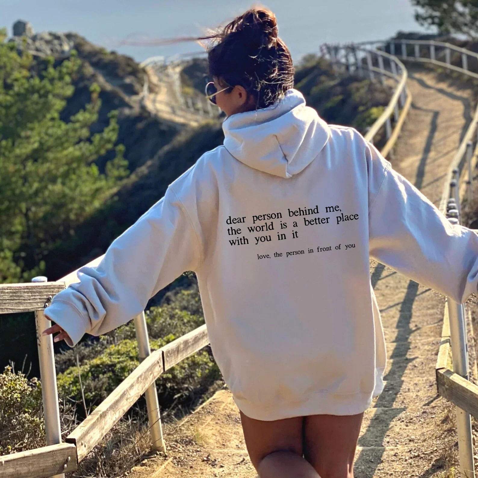 Women’s Oversized Quote Print Hoodies | Casual - Mason Luxor