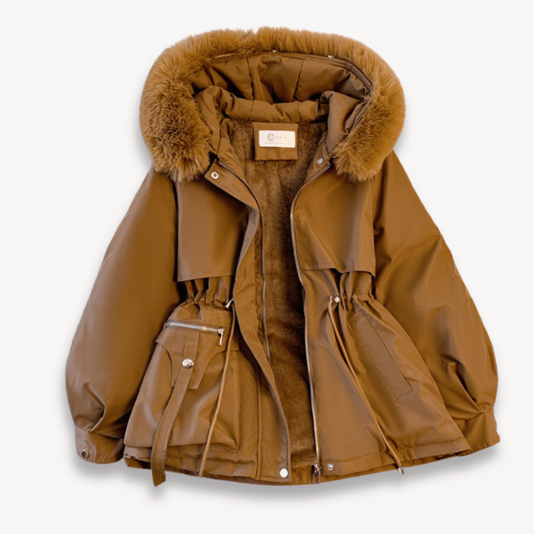 Women’s Parka Jacket with Fur Hood | Winter - Mason Luxor