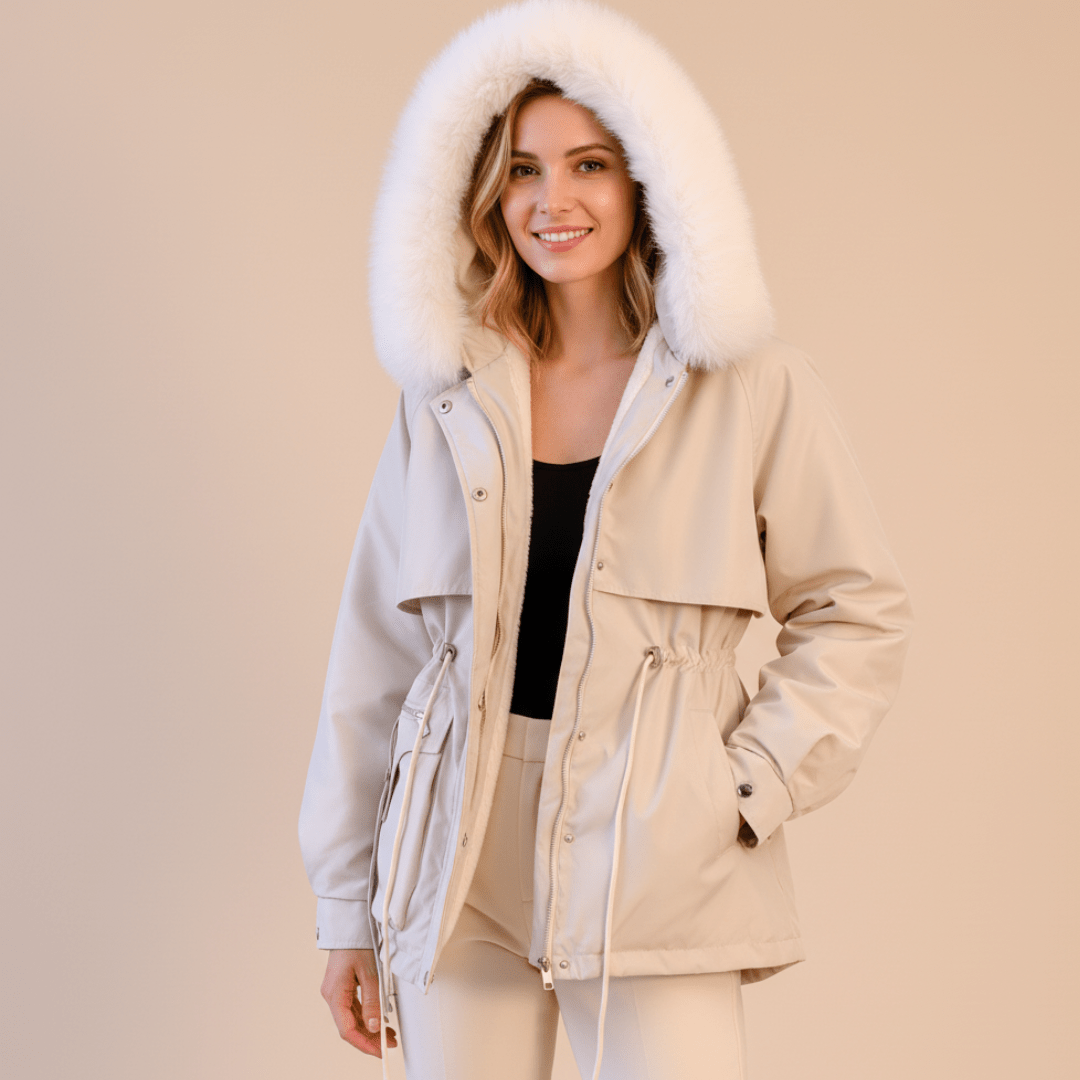 Women’s Parka Jacket with Fur Hood | Winter - Mason Luxor