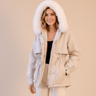 Women’s Parka Jacket with Fur Hood | Winter - Mason Luxor