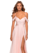 Women’s Pink Bridesmaid Dresses With Front Slit | Summer - Mason Luxor