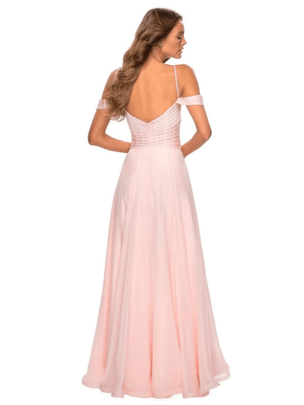 Women’s Pink Bridesmaid Dresses With Front Slit | Summer - Mason Luxor