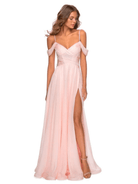 Women’s Pink Bridesmaid Dresses With Front Slit | Summer - Mason Luxor