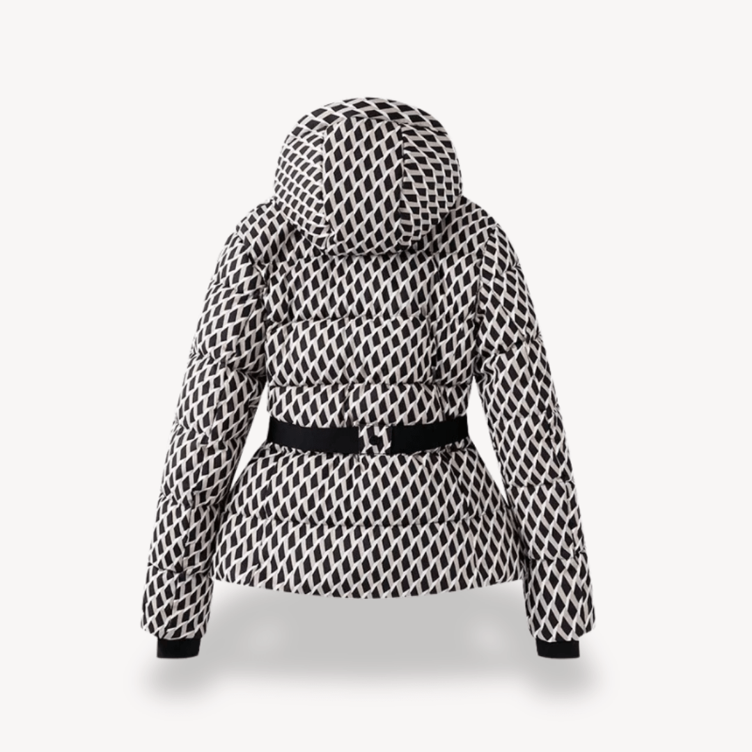 Women’s Puffer Jacket with Belt & Hood | Winter - Mason Luxor