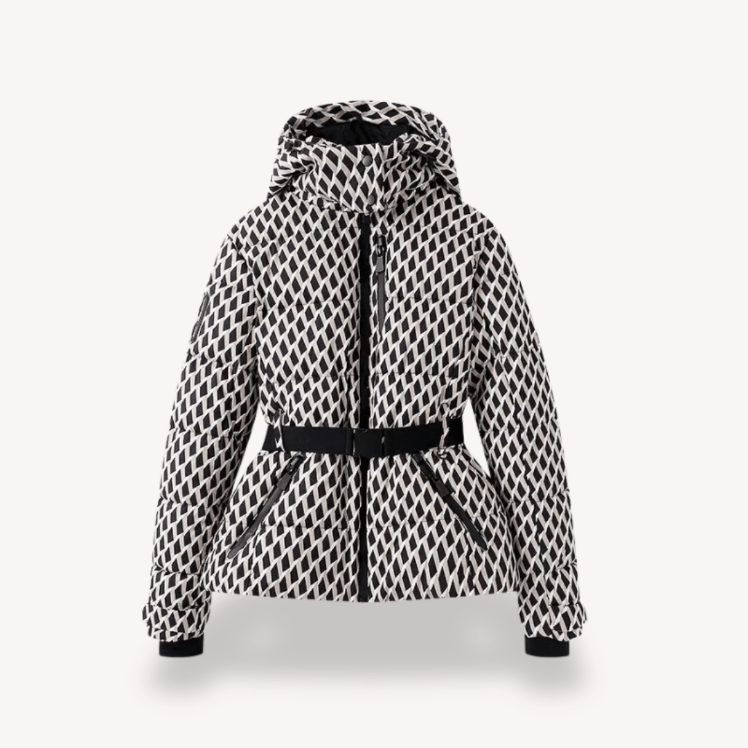 Women’s Puffer Jacket with Belt & Hood | Winter - Mason Luxor