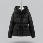 Women’s Puffer Jacket With Tie Belt | Winter - Mason Luxor